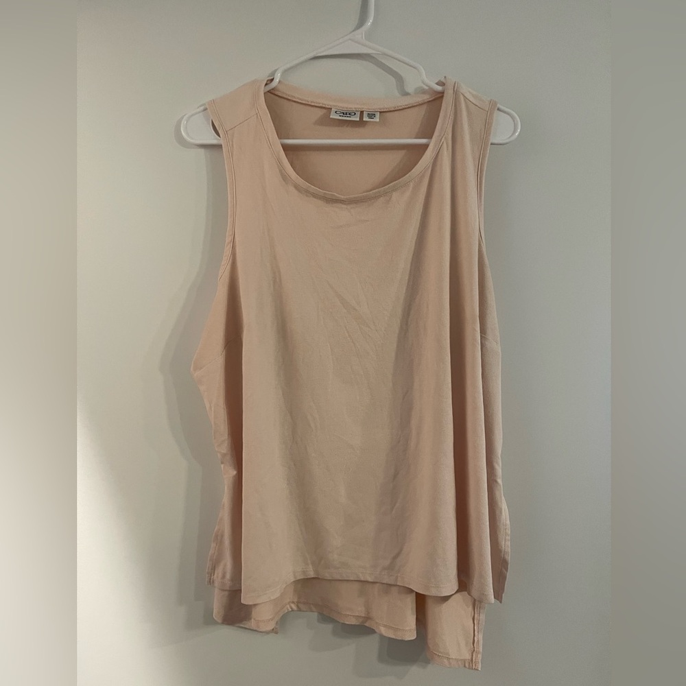 Cato Blush Cropped Tank Top
